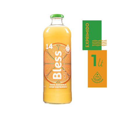 Jugo Natural Exprimido Bless 14 Naranja 1 L