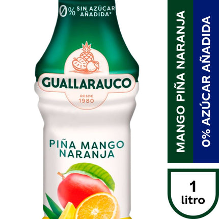 Néctar Guallarauco Mango, Piña y Naranja 0% Azúcar Añadida 1 L