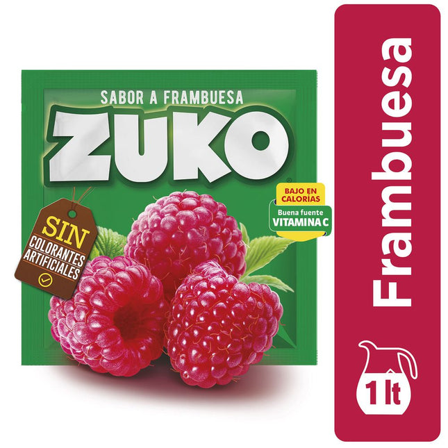 Jugo en Polvo Zuko Frambuesa 15 g