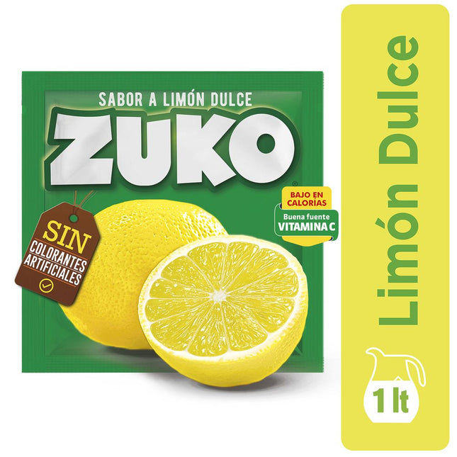 Jugo en Polvo Zuko Limón Dulce 15 g
