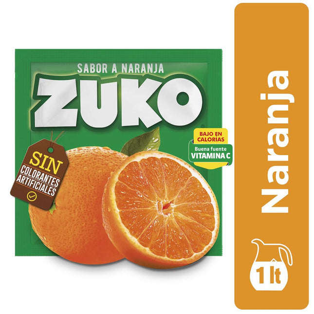 Jugo en Polvo Zuko Naranja 15 g