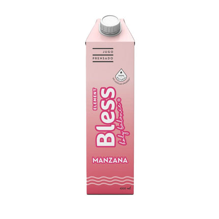 Jugo Natural Prensado Bless Element Manzana 1 L