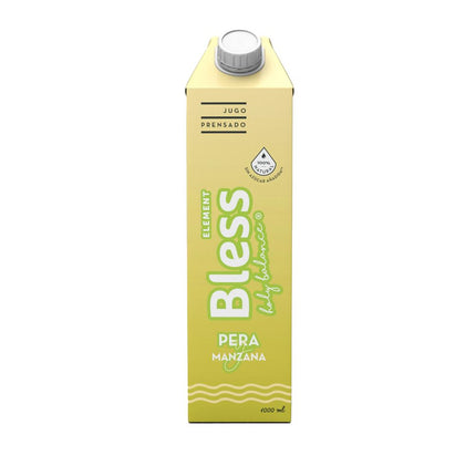 Jugo Natural Prensado Bless Element Pera Manzana 1 L