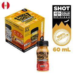 Jugo Zuma Prensado Cúrcuma 4 Pack/Shot