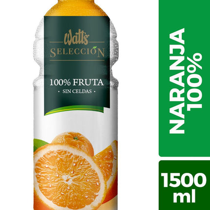 Jugo de Fruta Watt's Selección Naranja 100% 1500 cc
