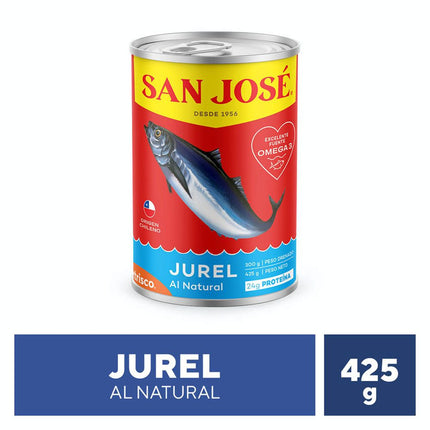 Jurel Al Natural San José Lata 300 g drenado