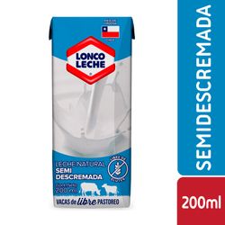 Leche Semidescremada Loncoleche 200 ml