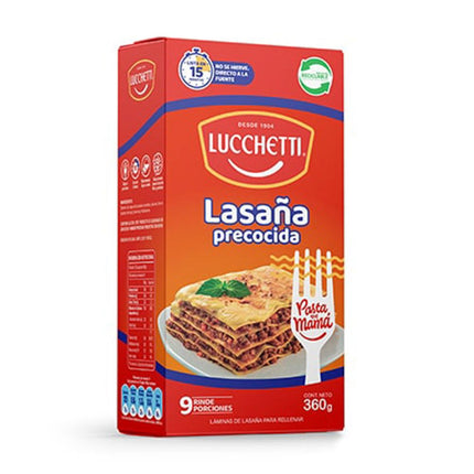 Lasaña Precocida Lucchetti 360 g