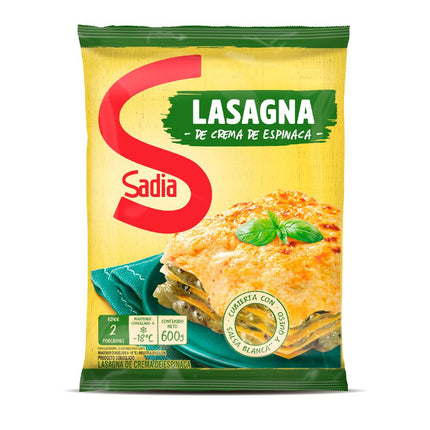 Lasagna Sadia Crema Espinaca 600 g