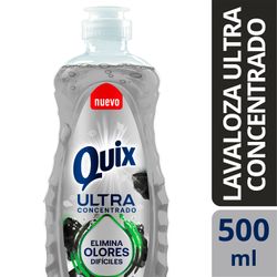 Lavaloza Quix Ultra Concentrado Carbón Activado 500 ml