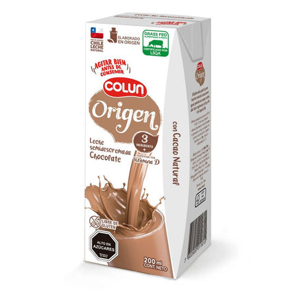 Leche Colun Origen Chocolate 200 ml