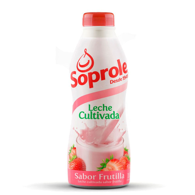 Leche Cultivada Soprole Frutilla 1 L