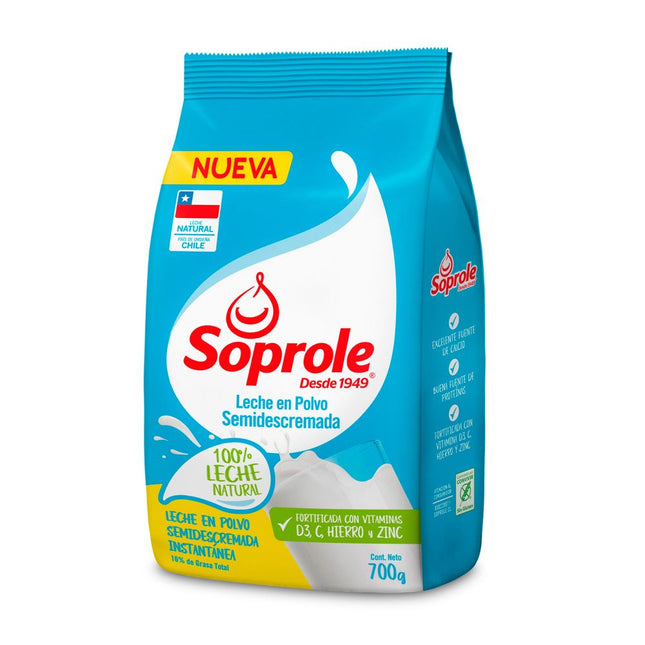 Leche en Polvo Soprole Semidescremada 700 g