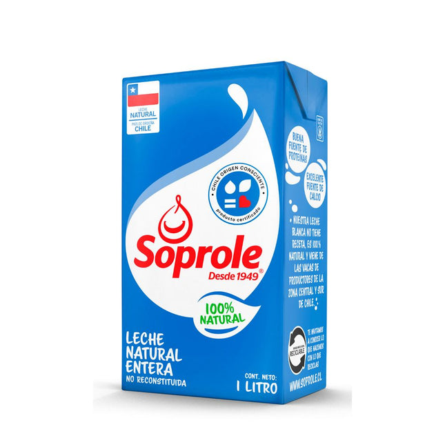 Leche Soprole Entera Natural 1 L
