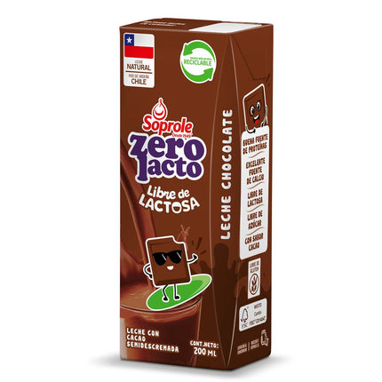 Leche Soprole Sin Lactosa Chocolate 200 ml