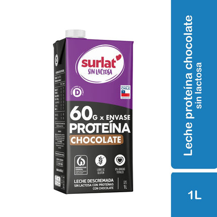 Leche Surlat Proteína Sin Lactosa Chocolate 1 L