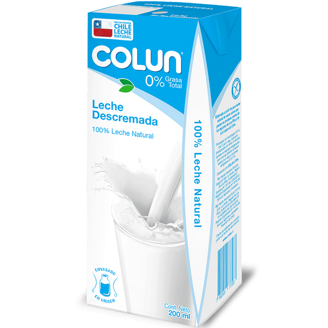 Leche Colun Descremada 200 ml