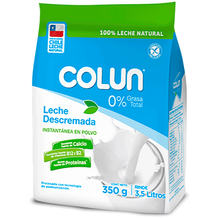 Leche en Polvo Colun Descremada 350 g