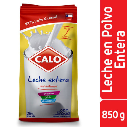 Leche en Polvo Calo Entera 850 g