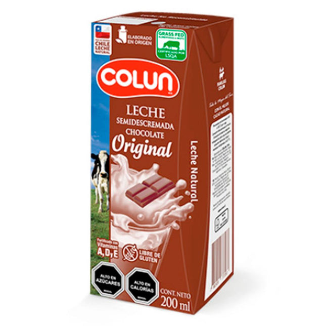 Leche Colun Semidescremada Chocolate 200 cc