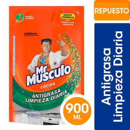 Antigrasa Mr. Músculo Cocina Naranja Repuesto 900 ml