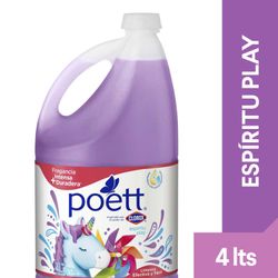Limpiador de Pisos Poett Espiritu Play 4 L