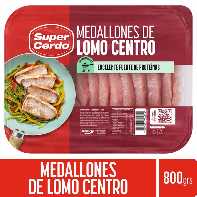 Lomo Centro Medallon Cerdo Super Cerdo 800 g