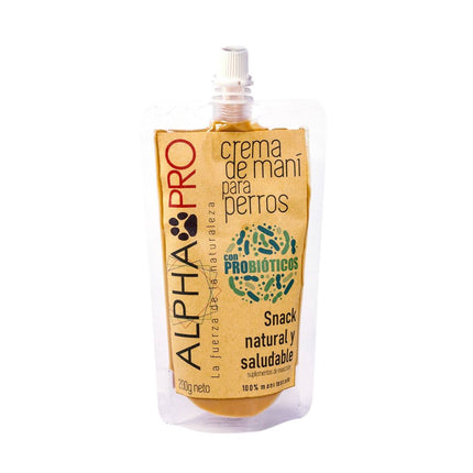 Mantequilla de Maní Perros Alpha Pro con Probióticos 200 g