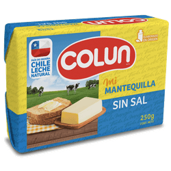 Mantequilla Colun Sin Sal 250 g - Colun | Apishop