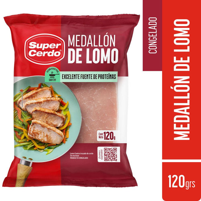 Medallon Lomo Cerdo Super Cerdo Cong 120 g