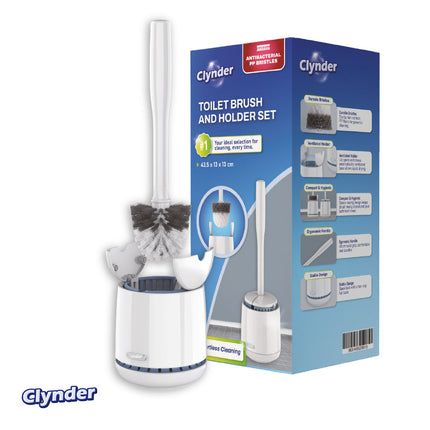 Cepillo Inodoro con Soporte Clynder 1 un | Apishop.cl