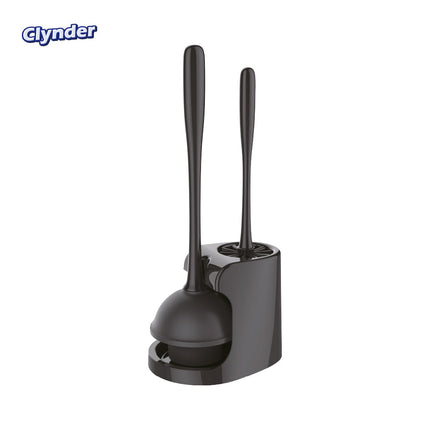 Set Sopapo con Cepillo Inodoro Black Clynder 1 un | Apishop.cl