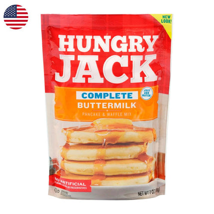 Mezcla Pancake y Waffle Hungry Jack Mantequilla 198 g