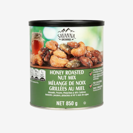 Mix de Frutos Secos Tostados con Miel Savanna Orchards 850 g | Apishop