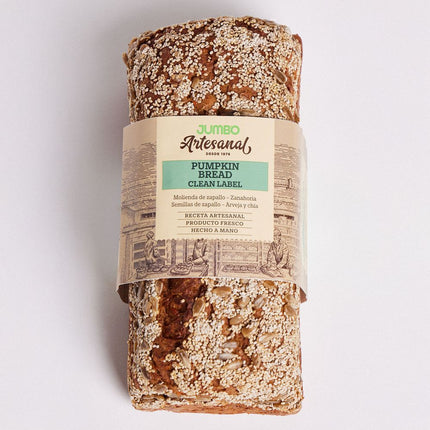 Pan Molde Pumpkin Bread Clean Label un.