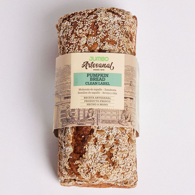 Pan Molde Pumpkin Bread Clean Label un.