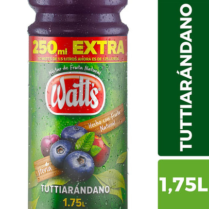 Néctar Watt's Tutti Arándano Desechable 1.75 L