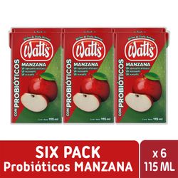 Néctar con Probióticos Watts Manzana 115 ml