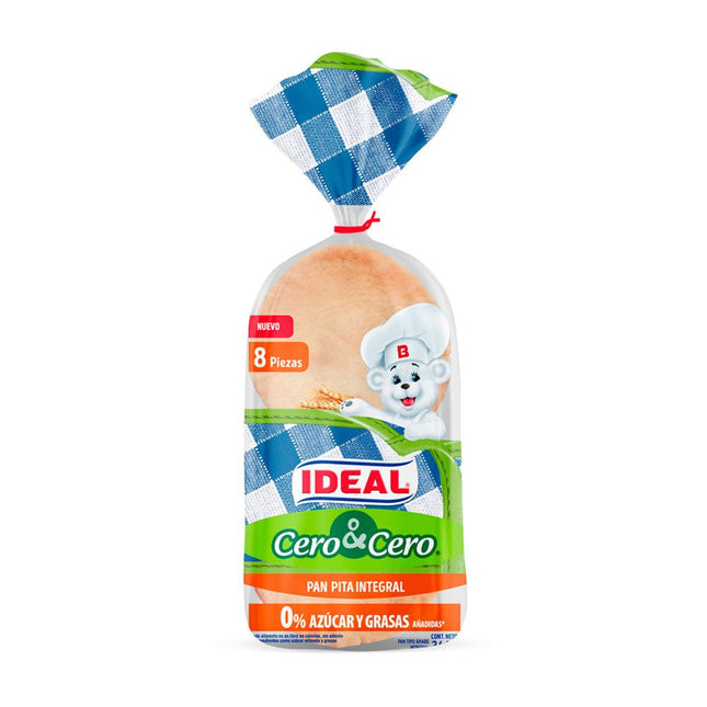 Pan Pita Ideal Integral Cero Cero 8 un.