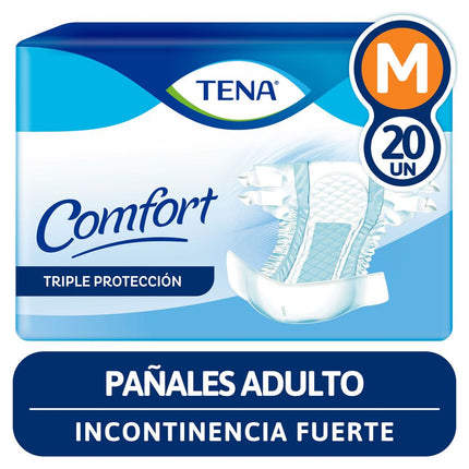 Pañal Adulto Tena Slip Comfort Talla M 20 un.