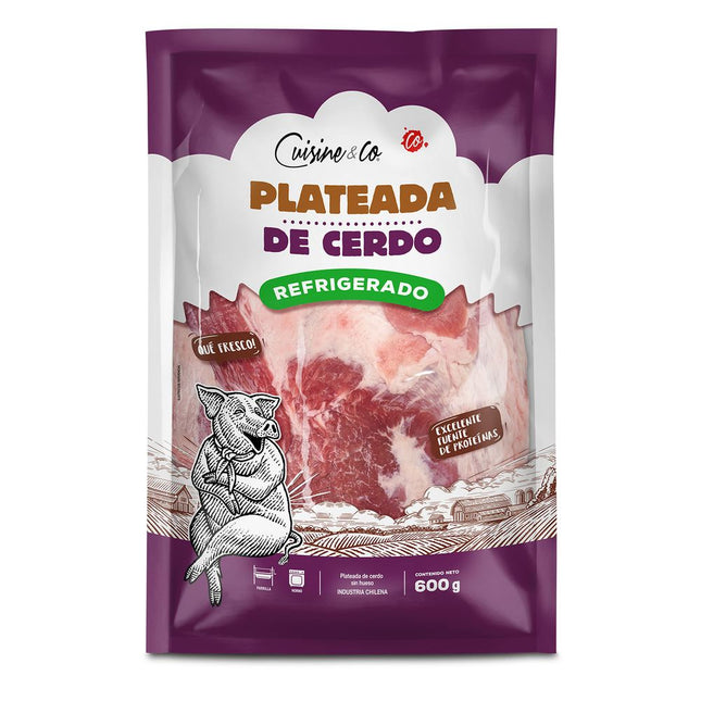 Plateada Lomo Cerdo Cuisine & Co 600 g