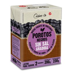 Porotos Negros Cuisine & Co 230 g drenado, 390 g neto
