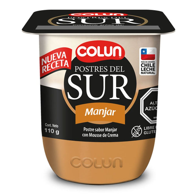 Postre Colun del Sur Manjar 110 g