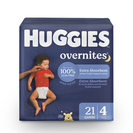 Pañales Nocturno Huggies Overnite Talla XG 21 un.
