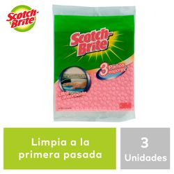 Paño Esponja Scotch-Brite Absorbente 3 un.
