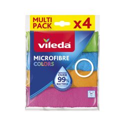 Paño Microfibra Vileda Colors 4 un.