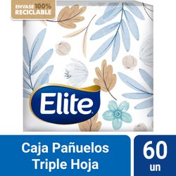 Pañuelos Facial Elite Triple Hoja Premium 60 un.