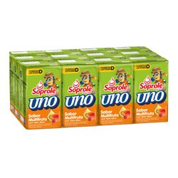 Pack 12 un. Bebida Láctea Uno Multifrut 80 ml