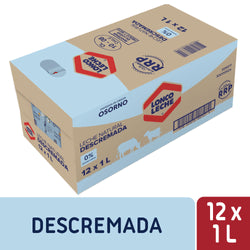 Pack 12 un. Leche Loncoleche Descremada 1 L