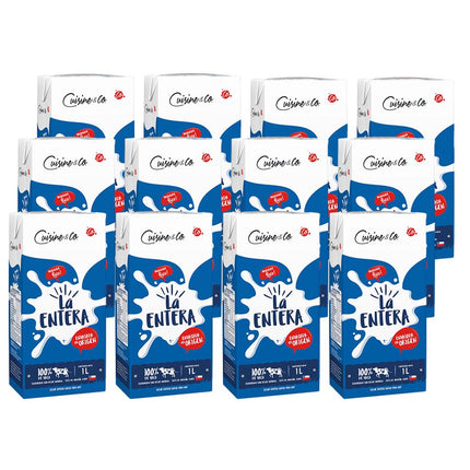 Pack 12 un. Leche Cuisine & Co Entera 1 L